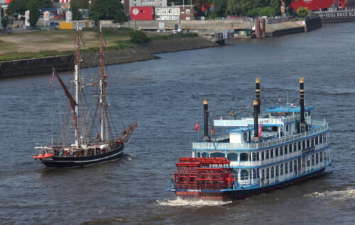 Sail-in Parade for the 837<sup>th</sup> Hamburg Harbour Birthday
