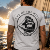 T-Shirt grau 50 Jahre Eye of the Wind