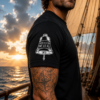 T-Shirt schwarz 50 Jahre Eye of the Wind